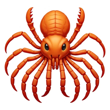 red Baby Facehugger sticker