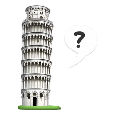 Leaning tower of Pisa  sticker