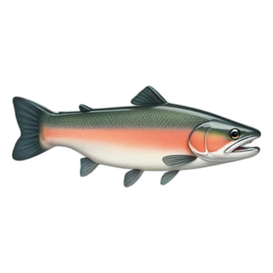 sucker-chinook-salmon sticker