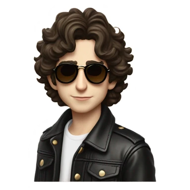 Timothy chalmet as bob dylan  sticker