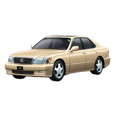 Tan 1996 ls400 Lexus sticker