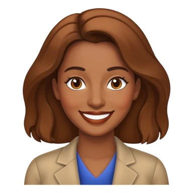 janine teagues from abbott elementary  sticker