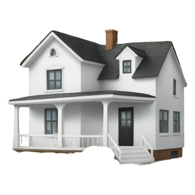 White home  sticker