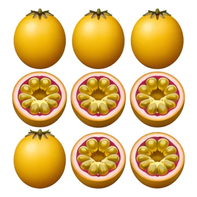 Emoji de maracujá sticker