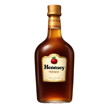 Bottle of Hennessy  sticker
