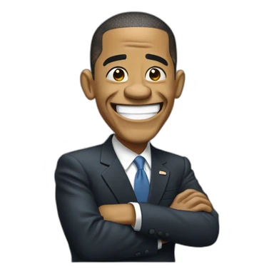 obama slurfing sticker