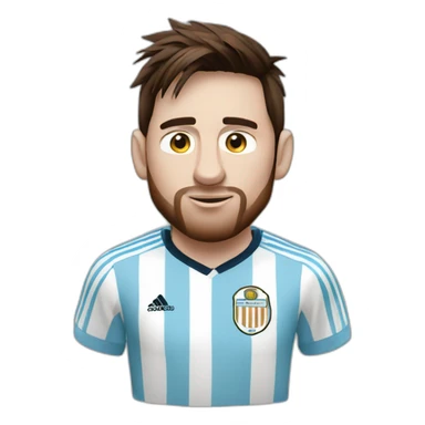 messi argentina sticker