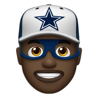 Dallas cowboys fan sticker