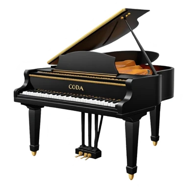 coda piano sticker