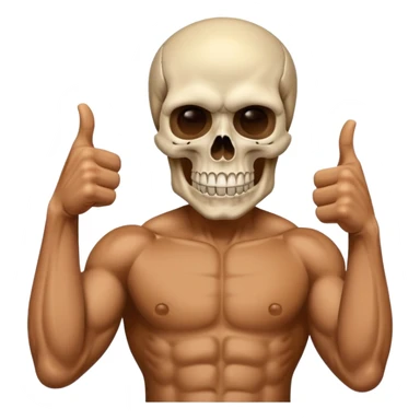 Emogi punisher giving thumbs up sticker