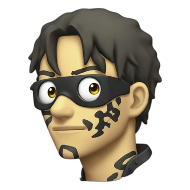 trafalgar law buste sticker