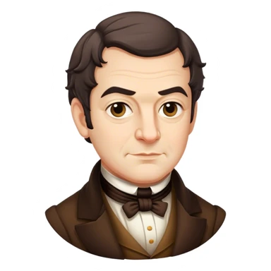 Washington Irving author of the Legend of Sleepy Hollow sticker