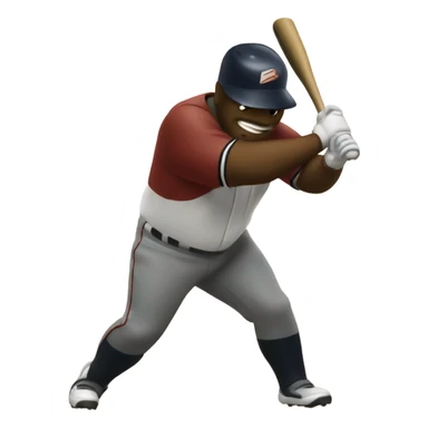 Hitting a home run  sticker