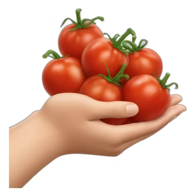 handful of tomatos sticker