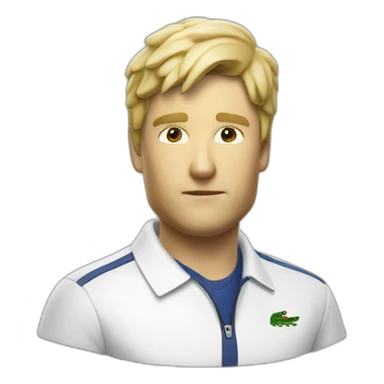 Bon razowski Lacoste tn sticker