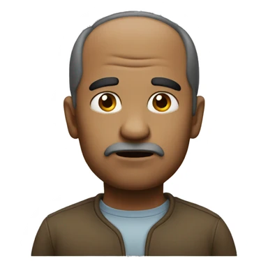 Skeptical person sticker