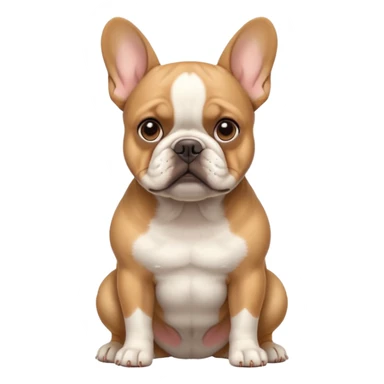 Bouledogue français corps sticker