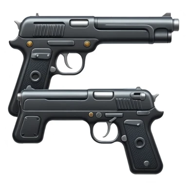 couple of guns sticker