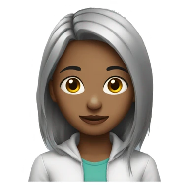 Girl with rat sticker