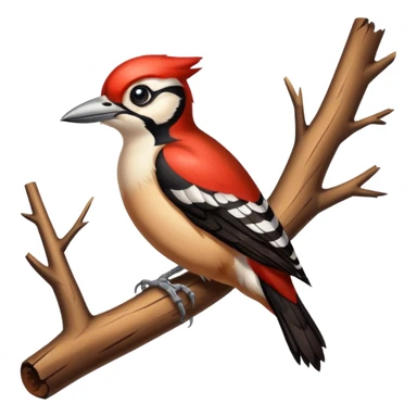 Woodpecker sticker