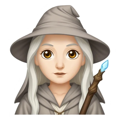 gandalf the white but as a woman sticker