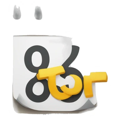 Calendar date april 8 sticker