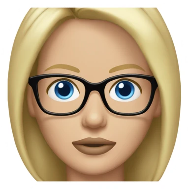 charlize theron blue eyes wearing glasses  sticker