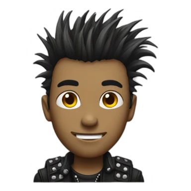 punk guy sticker