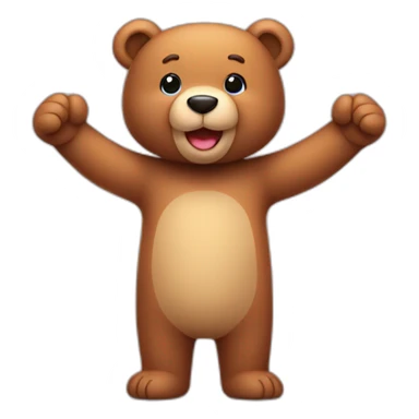 cute-teddy-bear-raising-arms sticker