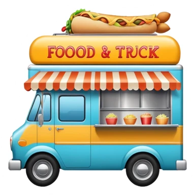 Food truck sticker