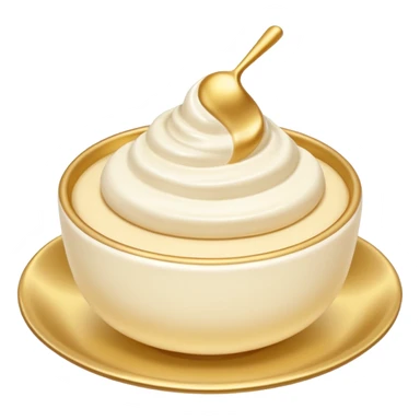 crème avec ecriture sticker