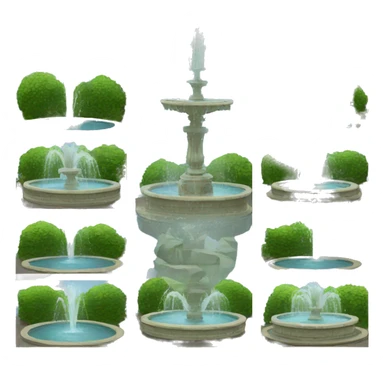 Fountain Artwork sticker