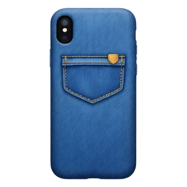 Denim iPhone sticker