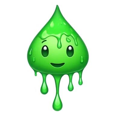 Clubs drippy slimey effect sticker