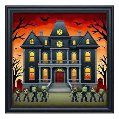 Resident Evil game sticker