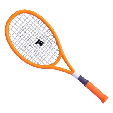 A tennis racket sticker