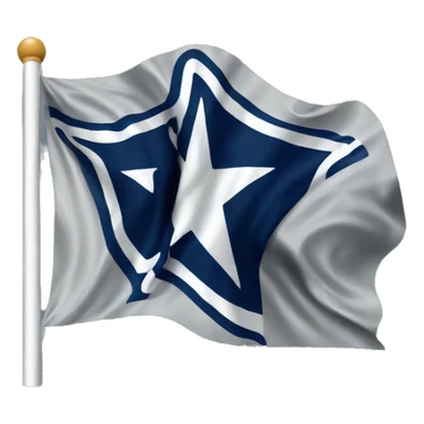 Dallas cowboys flag sticker