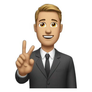 Eric Addams flipping people off sticker