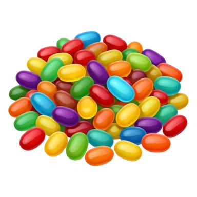 Jelly bean sticker