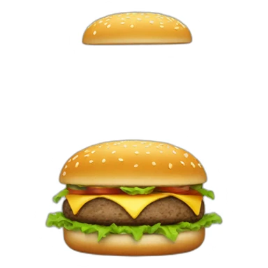 Un hamburger sticker