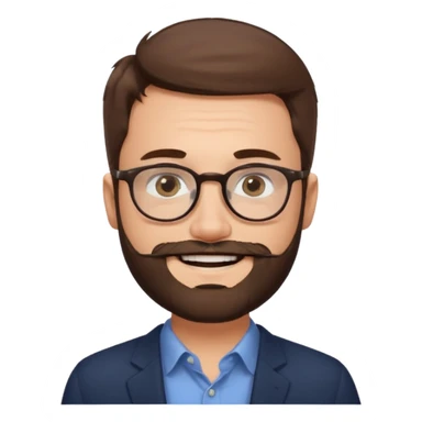 Круглое лицо с короткими коричневыми волосами, прямоугольными очками и широкой белозубой улыбкой. Мягкие щёки, округлый подбородок, глаза чуть прищурены от улыбки. Иногда носит бороду. Связан с трейдингом на бирже, у него есть хеджфонд Никиты Александровича. sticker