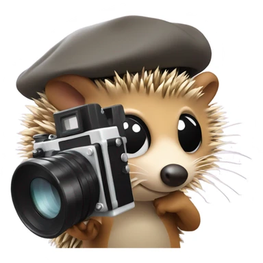 hedgehog the movie director with camera sticker