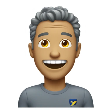 Boca sonriendo con un diente gris sticker