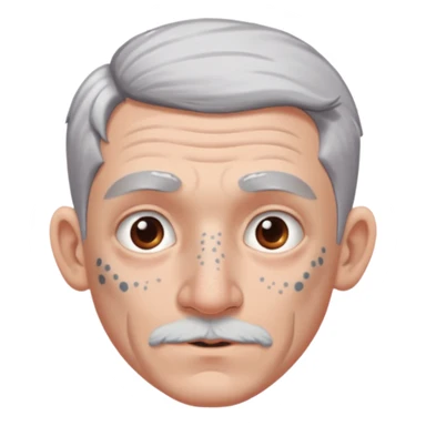 white-gray haired heavy tattooed big nose boy sticker