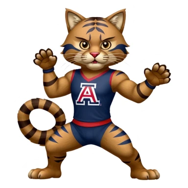 Arizona Wildcats mascot sticker