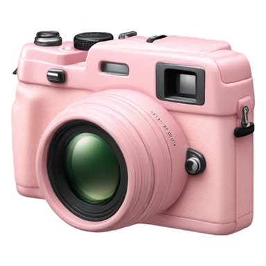 Light pink fujifilm camera sticker
