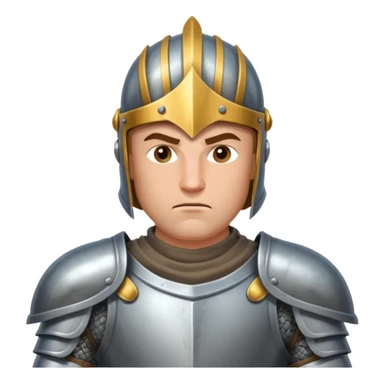 Male Knight Warrior sticker