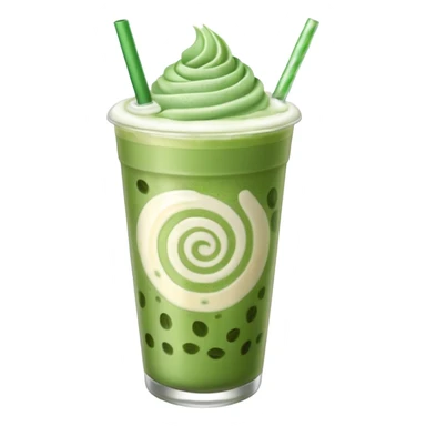iced matcha latte berry  sticker