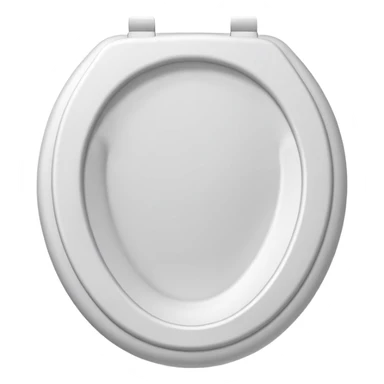 Toilet seat made of paper sticker