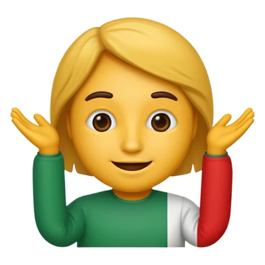 italian emoji person sticker